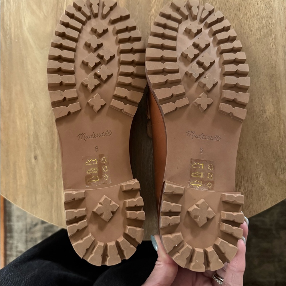 NWOT Madewell Corrine Lugsole Loafer Size 6 - Picture 3 of 6